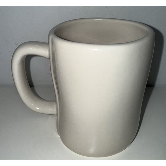 Rae Dunn "JOY" Ceramic Coffee Tea Mug Cup White Red Christmas Holiday - Picture 3 of 5